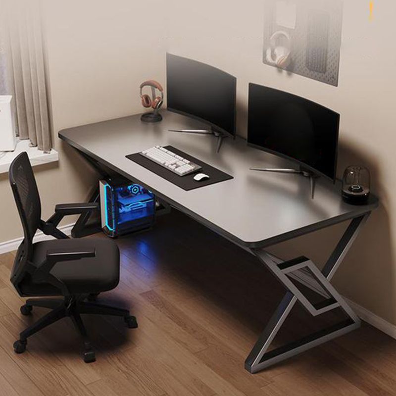 23.62 "W Moderne Office Desk Antique Finish Computer Desk met metalen benen