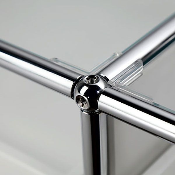 Buffet métallique blanc avec tiroirs buffet de restauration intérieure contemporaine