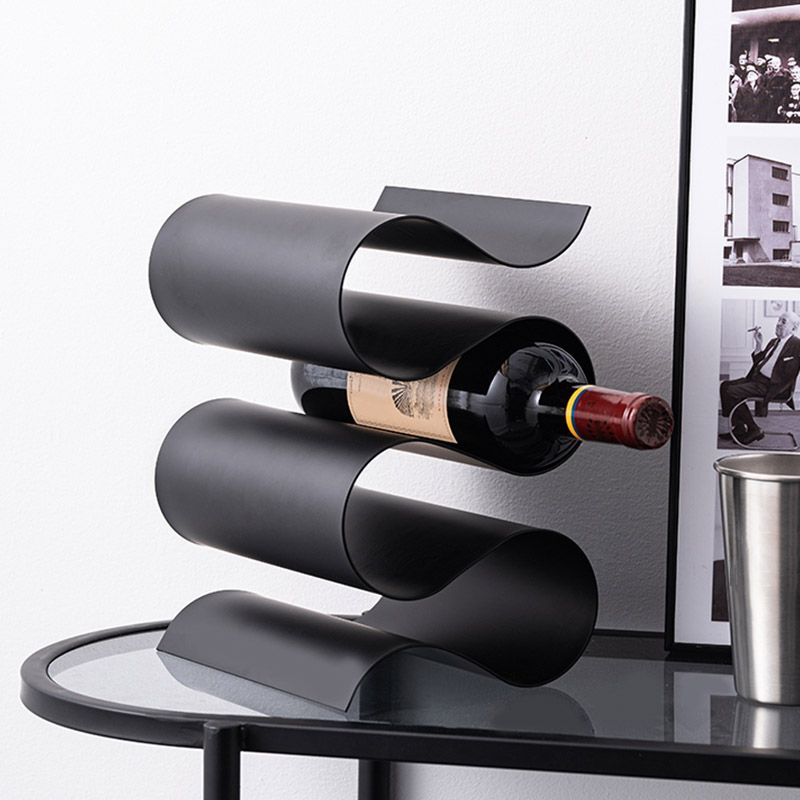 Modern Simple Tabletop Wine Rack Iron Wine Bottle Rack voor woonkamer