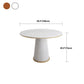 Traditional Luxury Dining Table White Sintered Stone Table for Home