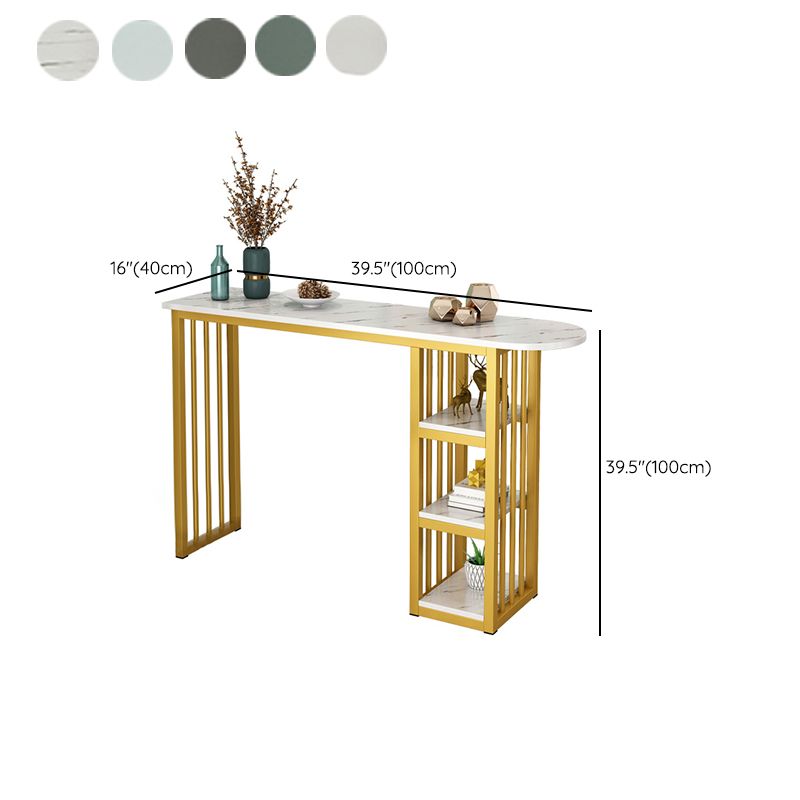 Glam Style Bar Table Set 2/3 Pcs Gold Frame Bar Table Set for Living Room Clearhalo 'Bar Furniture' 'furn' 'furn_home_bar_bar_sets' 'Furniture' 'Home Bars & Bar Sets' 'home_bar_bar_sets' 'Kitchen & Dining Furniture' 1200x1200_c1f4f754-c4fc-4fc5-8716-dac8ddd6470e