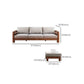 Storage No Distressing Tight Seat Square Arm Wood Solid Color Sofa