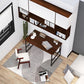 Industrial Style Home Office Desk Wooden Rectangular Writing Desk Clearhalo 'furn' 'furn_office_desk' 'Furniture' 'furniture_office_desk' 'Office Desks' 'Office Furniture' 'office_desk' 1200x1200_c1f73d46-707a-48b0-ade8-881035d15141