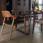 Solid Wood Side Dining Chair Open Back PU Leather Arm Chair for Home Clearhalo 'Dining Chairs' 'Dining Tables & Seating' 'dining_chair' 'furn' 'furn_dining_chair' 'Furniture' 'Kitchen & Dining Furniture' 1200x1200_c1f83774-1614-46b7-8698-b93f5094829b