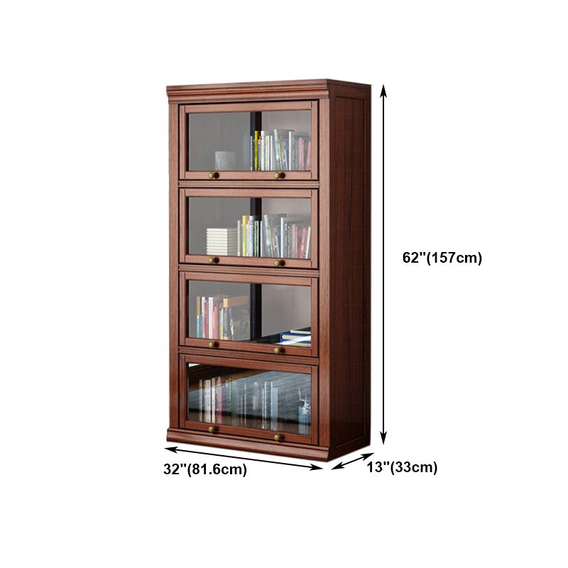 Wooden Closed Back Standard Bookcase Contemporary Style Bookshelf for Home Office Clearhalo 'Bookcases' 'furn' 'furn_bookcases' 'Furniture' 'furniture_bookcases' 'Office Furniture' 1200x1200_c1f87f58-e8bb-46a3-ac34-b7356ee1b2d7