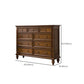 Brown Storage Chest Dresser Modern Storage Chest with Drawers