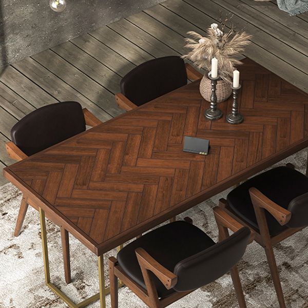Traditional Luxury Rectangle Dining Table Solid Wood Table for Dining Room Clearhalo ' dining_table' 'Dining Tables & Seating' 'Dining Tables' 'furn' 'furn_dining_table' 'Furniture' 'furniture_dining_table' 'Kitchen & Dining Furniture' 'kitchen&dining_furn' 'kitchen' 'kitchen_dining_table' 1200x1200_c1fc32eb-907f-465f-94ee-24de0c455bd4