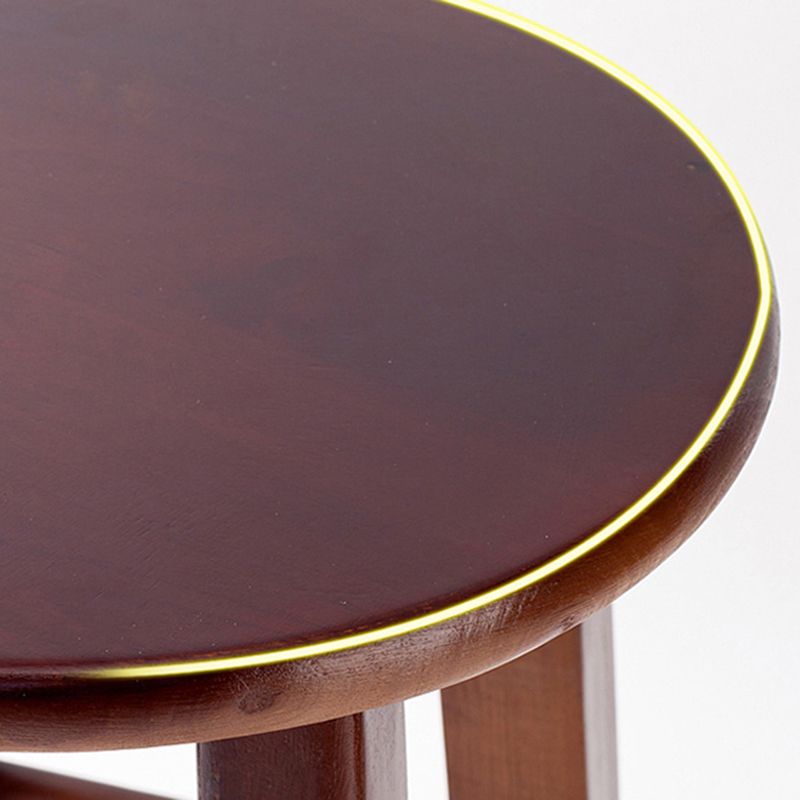 Modern Armless Backrest Counter Stool Wood Cashier Bar Stool with Wooden Seat and Pedal Clearhalo 'Bar Furniture' 'Bar Stools' 'bar_stools' 'furn' 'furn_bar_stools' 'furniture_bar_stools' 'Kitchen & Dining Furniture' 'kitchen&dining_furn' 'kitchen' 'kitchen_furn' Furniture' 1200x1200_c1fc473a-2c13-4c6e-9841-e0951bc896d6
