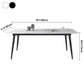 Simplicity Style Home Sintered Stone Dining Table Carbon Steel Base Rectangle Table Clearhalo ' dining_table' 'Dining Tables & Seating' 'Dining Tables' 'furn' 'furn_dining_table' 'Furniture' 'furniture_dining_table' 'Kitchen & Dining Furniture' 'kitchen&dining_furn' 'kitchen' 'kitchen_dining_table' 1200x1200_c200abf0-f0c5-44ac-bcbe-35667e8f0f28