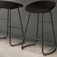 Contemporary Iron Base Bar Stools Plastic Bucket Seat Barstool for Home