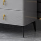 Classic Glam -ingenieur Wood Dresser Slaapkamer Storingskist Dressoir met lade