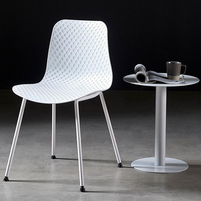 Contemporary Metal Dining Room Chairs Plastic Dining Armless Chair for Restaurant Use Clearhalo ' kitchen&dining_furn' 'Dining Chairs' 'Dining Tables & Seating' 'dining_chair' 'furn' 'furn_dining_chair' 'Furniture' 'furniture_dining_chair' 'Kitchen & Dining Furniture' 'kitchen' 1200x1200_c203848c-8779-45b1-9a9f-731b00ca0a08