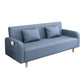 29.5"H Contemporary Solid Color Square Arm Convertible Sleeper Sofa for Apartment Clearhalo 'furn' 'furn_sofas' 'Furniture' 'furniture_sofas' 'kitchen' 'kitchen_sofas' 'Living Room Furniture' 'Sofa' 'sofas' 1200x1200_c203897d-24a5-49c9-bc89-297fc8cd5696