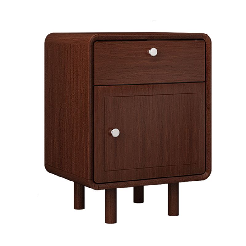 Table nause de chevet en bois massif moderne 1 dessin de la porte côté gauche armoire de porte de porte