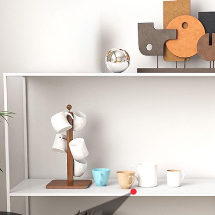 Etagere Open Back Bookcase Metal Contemporary Bookshelf with Shelves Clearhalo 'Bookcases' 'furn' 'furn_bookcases' 'Furniture' 'Office Furniture' 1200x1200_c2070a60-f65d-4550-bb0d-8921889c0208