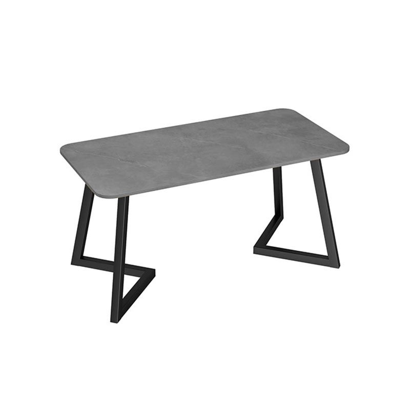 Escritorio de escritura rectangular industrial escritorio de piedra sinterizado para el hogar