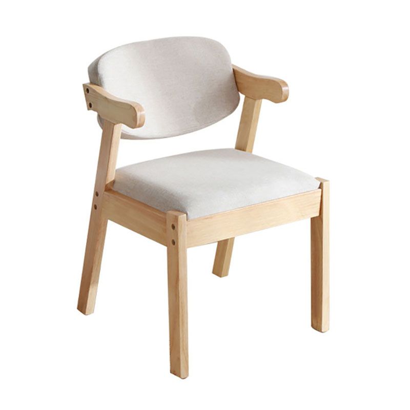 Traditional Wood Dining Arm Chair Open Back Single Dining Side Chair for Home Clearhalo ' kitchen&dining_furn' 'Dining Chairs' 'Dining Tables & Seating' 'dining_chair' 'furn' 'furn_dining_chair' 'Furniture' 'furniture_dining_chair' 'Kitchen & Dining Furniture' 'kitchen' 1200x1200_c20b6a73-2b75-45e3-8ee1-20aa3b87d1f9