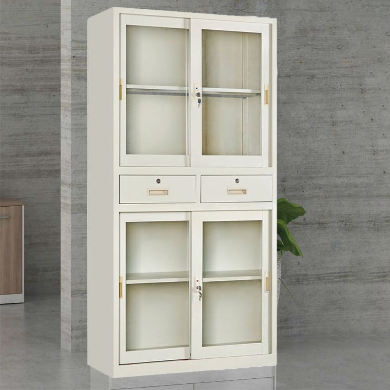 Mobile moderno mobile in acciaio cassetti di bloccaggio in acciaio e ripiani di stoccaggio antincendio