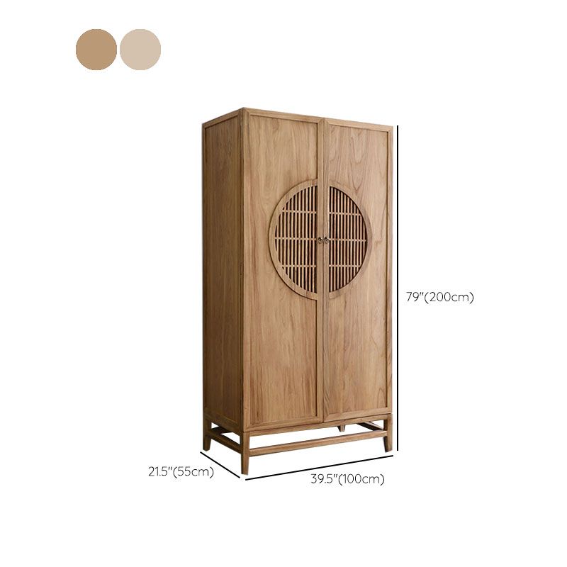 Armoire de style moderne armoire à rail armoire de garde-robe en bois armoire