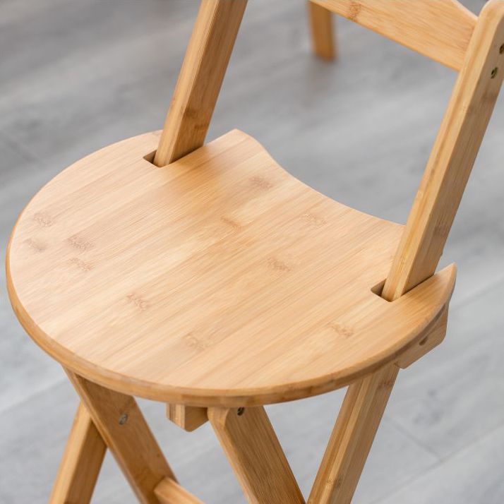 Modern Armless Foldable Counter Stool Wood Household Bar Stool with Pedal Clearhalo 'Bar Furniture' 'Bar Stools' 'bar_stools' 'furn' 'furn_bar_stools' 'furniture_bar_stools' 'Kitchen & Dining Furniture' 'kitchen&dining_furn' 'kitchen' 'kitchen_furn' Furniture' 1200x1200_c210392f-3aad-4c79-9cd4-de5f92361d17