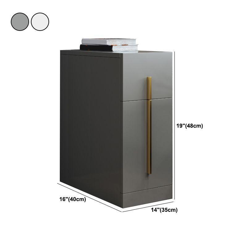 18.9 "de altura Mesa de 2 cortaveras de la madera de madera sólida Mesa Nightsanding