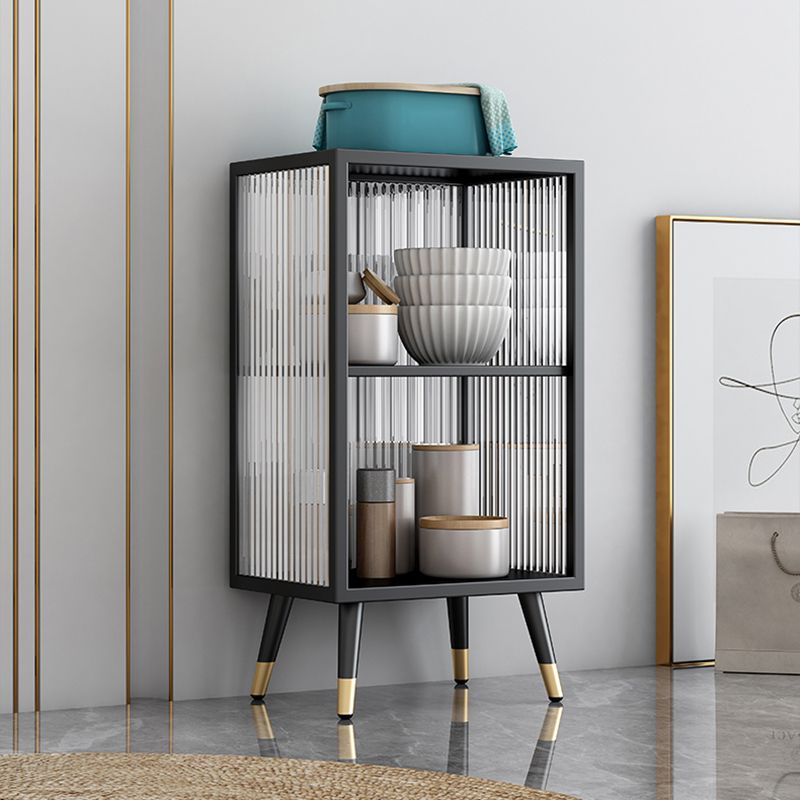 Sideboard in metallo in metallo in metallo glam Cucina in bianco e nero