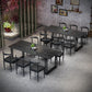 Industrial Style Dining Table Black Sintered Stone Dining Table with Metal Base Clearhalo ' dining_table' 'Dining Tables & Seating' 'Dining Tables' 'furn' 'furn_dining_table' 'Furniture' 'furniture_dining_table' 'Kitchen & Dining Furniture' 'kitchen&dining_furn' 'kitchen' 'kitchen_dining_table' 1200x1200_c215fe29-be3b-4c21-b6d0-2b4814f1cdce