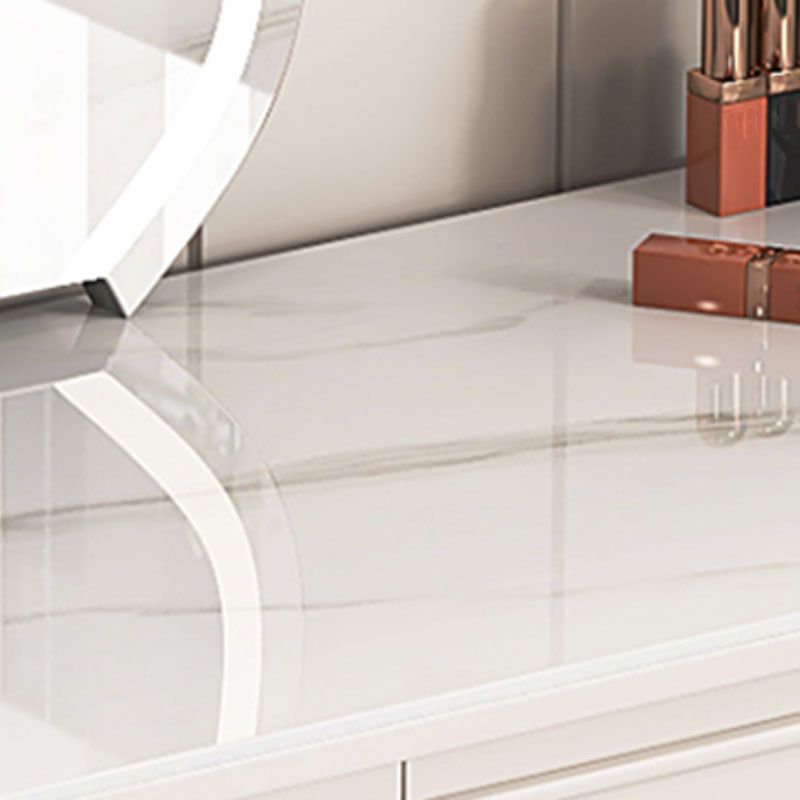 Glam With 2/4 Drawer Solid Wood Bedroom Standing Make-up Vanity