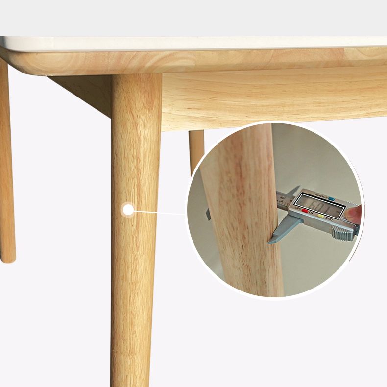 Modern Style Sintered Stone White Dining Set Standard Rectangle Shape Dining Set with 4 Legs Base Clearhalo 'Dining Room Sets' 'Dining Tables & Seating' 'dining_room_set' 'furn' 'furn_dining_room_set' 'Furniture' 'furniture_dining_room_set' 'Kitchen & Dining Furniture' 'kitchen&dining_furn' 'kitchen' 1200x1200_c217adb9-e3e8-4819-bc60-1598e0d5eb7b