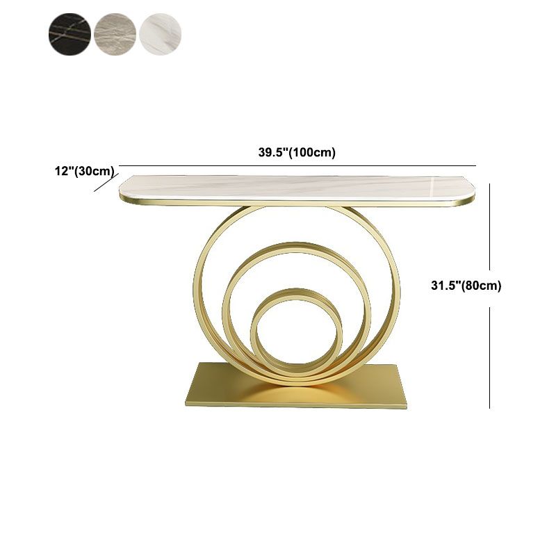 Tavolino di divano console di ferro moderno per la sala per la sala per la sala