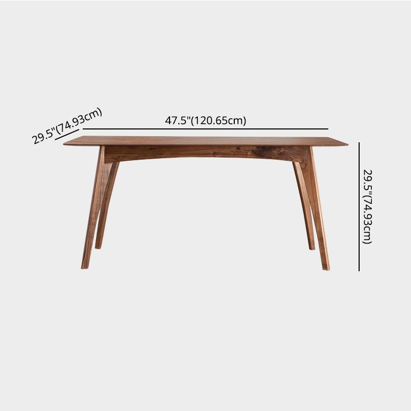 Traditional Style Solid Wood Dining Set with Traditional Height Table and 4 Legs Base Clearhalo 'Dining Room Sets' 'Dining Tables & Seating' 'dining_room_set' 'furn' 'furn_dining_room_set' 'Furniture' 'furniture_dining_room_set' 'Kitchen & Dining Furniture' 'kitchen&dining_furn' 'kitchen' 1200x1200_c21c304a-a658-4ba8-ba63-8aaf53548e0b