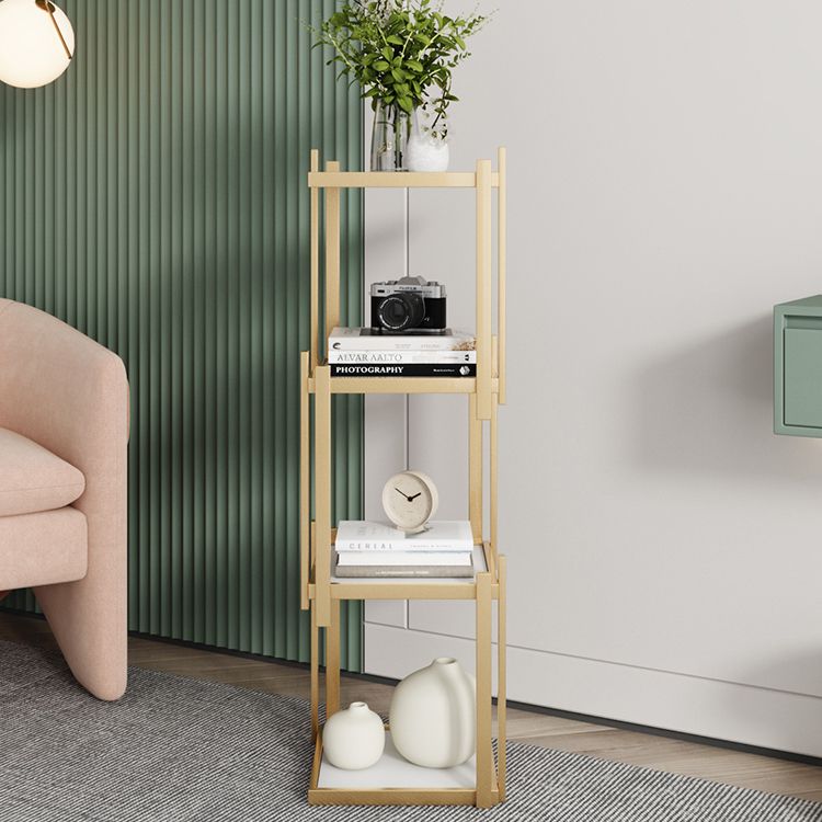 Glam Style Open Bookshelf Vertical Shelf Bookcase for Home Office Clearhalo 'Bookcases' 'furn' 'furn_bookcases' 'Furniture' 'furniture_bookcases' 'Office Furniture' 1200x1200_c21cb41a-dbd7-46ed-b474-0b906d13744f