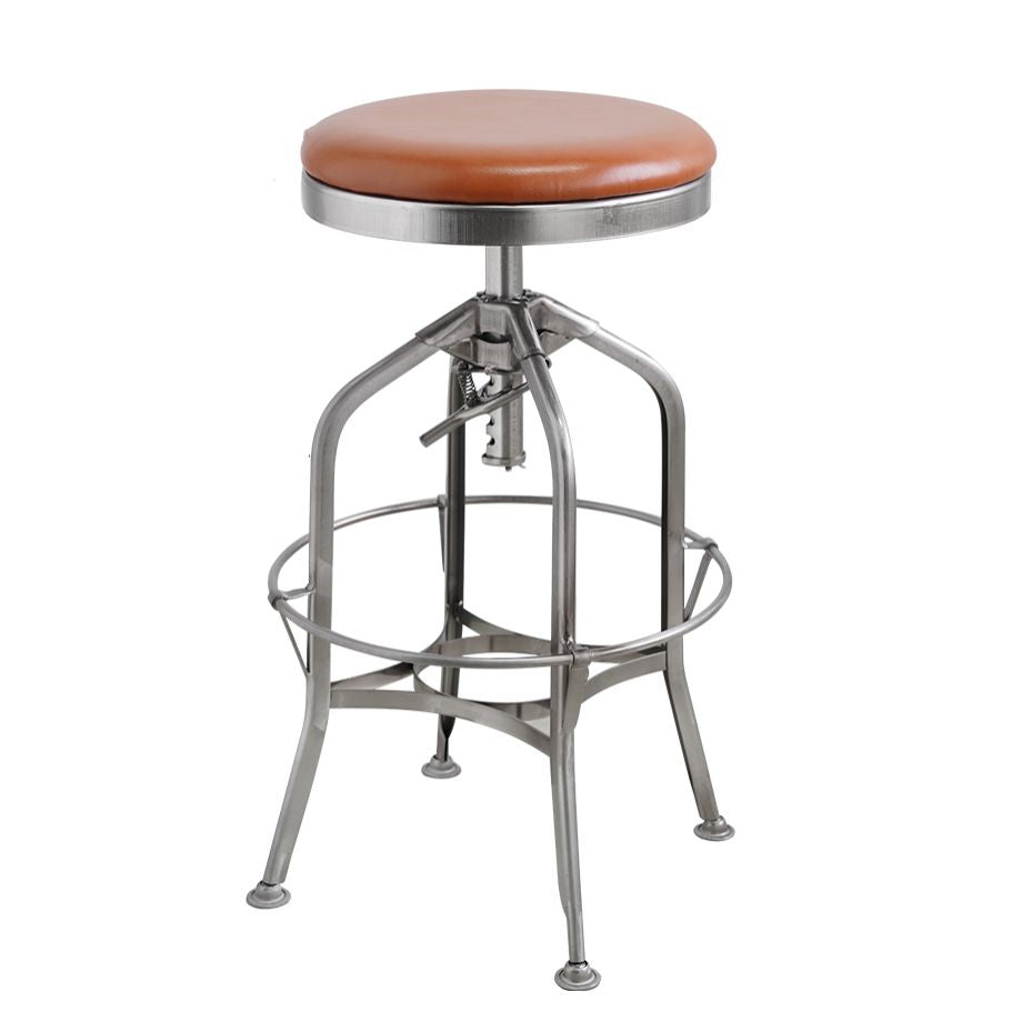 Industrial Metal Legs Bar Stools Indoor Faux Leather Counter Chair Clearhalo 'Bar Furniture' 'Bar Stools' 'bar_stools' 'furn' 'furn_bar_stools' 'Furniture' 'Kitchen & Dining Furniture' 1200x1200_c21f148c-90d8-4245-b68a-34a72f4728b7