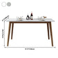 Sintered Stone Dining Table 4 Legs Ash Wood Base Rectangle Table for Home Clearhalo ' dining_table' 'Dining Tables & Seating' 'Dining Tables' 'furn' 'furn_dining_table' 'Furniture' 'furniture_dining_table' 'Kitchen & Dining Furniture' 'kitchen&dining_furn' 'kitchen' 'kitchen_dining_table' 1200x1200_c22031db-efd5-4ff4-a72e-5b66395bff1c