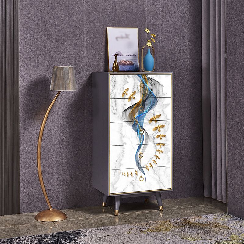 Birch Wood Wohnzimmer Sideboardschrank moderner Buffet -Serverschrank mit Schubladen