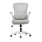 Modern Office Chair Padded Arms Tilt Mechanism No Distressing Ergonomic Chair with Wheels