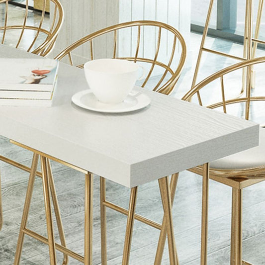 Set di gambe oro rettangolare set 1/2/5/9 pezzi glam in legno set da pub interno