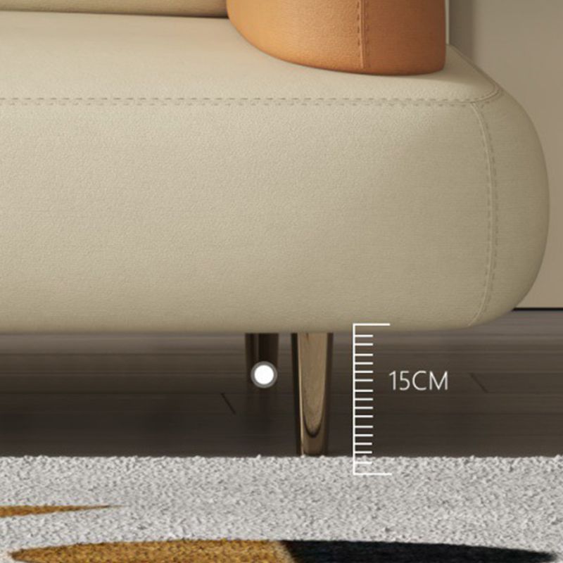 Pillow Top Arm Sofa Modern Faux Leather 31.5-In High Loveseat Clearhalo 'furn' 'furn_sofas' 'Furniture' 'furniture_sofas' 'kitchen' 'kitchen_sofas' 'Living Room Furniture' 'Sofa' 'sofas' 1200x1200_c224cf96-43ed-492e-be59-a185eb2fb739