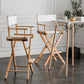 Matte Finish Solid Wood Bar Stools Contemporary Indoor Stools