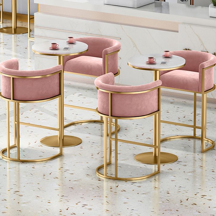 Conjunto de Pub Industrial Blanco con Taburetes Tapizados Mesa de Bar de 1/3/5 Piezas para Lugares Pequeños