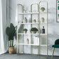 Modern Bookshelf Metal Open Shelf Bookcase with Shelves for Living Room