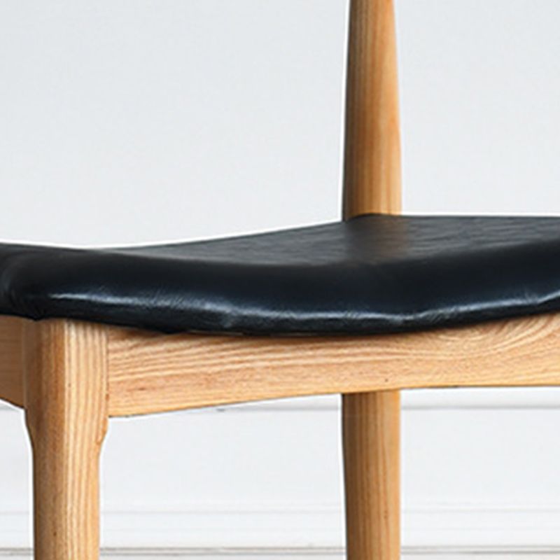 Solid Wood Open Back Side Chair Industrial Dining Side Chair Clearhalo 'Dining Chairs' 'Dining Tables & Seating' 'dining_chair' 'furn' 'furn_dining_chair' 'Furniture' 'Kitchen & Dining Furniture' 1200x1200_c22c7930-0782-4976-9d6c-0102e0bc0dc0