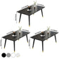 Rectangle Industrial Sintered Stone Dining Table 4 Legs Base Table for Home Clearhalo ' dining_table' 'Dining Tables & Seating' 'Dining Tables' 'furn' 'furn_dining_table' 'Furniture' 'furniture_dining_table' 'Kitchen & Dining Furniture' 'kitchen&dining_furn' 'kitchen' 'kitchen_dining_table' 1200x1200_c22cabe1-0068-4bd5-b788-2392a384c67d