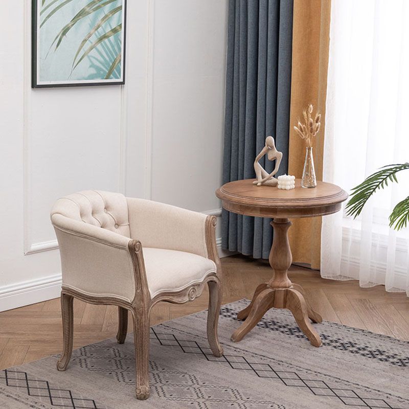 Farmhouse Fabric Home Arm Chair Matte Finish Solid Back Dining Chair Clearhalo 'Dining Chairs' 'Dining Tables & Seating' 'dining_chair' 'furn' 'furn_dining_chair' 'Furniture' 'Kitchen & Dining Furniture' 1200x1200_c23646d1-588f-4dcf-9231-955c18e6cc63