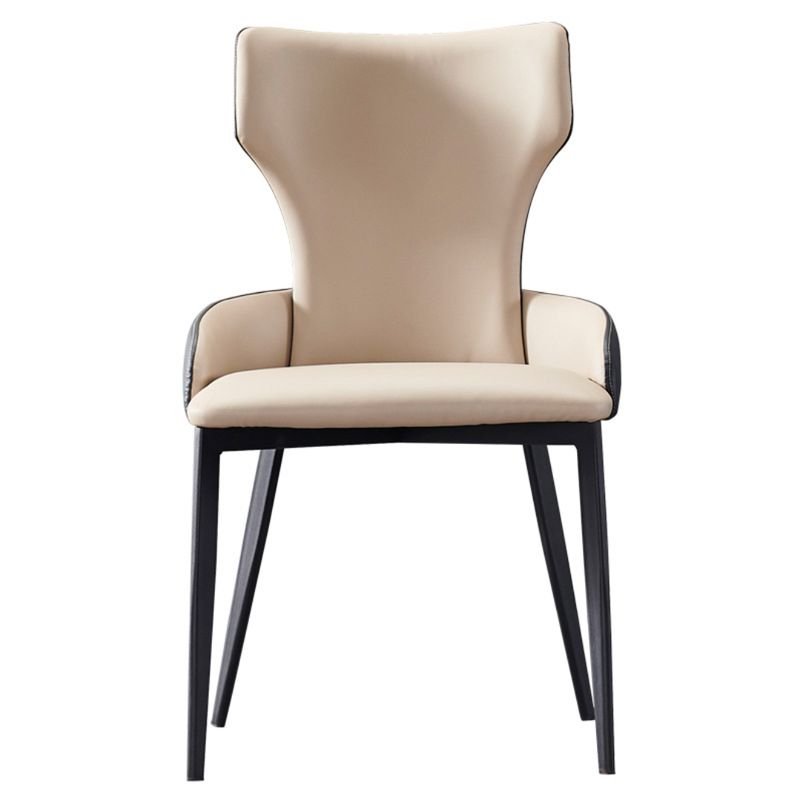 Hedendaagse stijl metalen stoelen armstoelen voor keuken met metalen benen