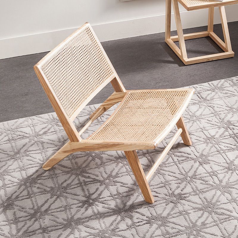 Leather Woven Back Chair Basic Four Leg Lounge Chair for Living Room Clearhalo 'Accent Chairs' 'accent_chairs' 'Chairs & Seating' 'furn' 'furn_accent_chairs' 'Furniture' 'Living Room Furniture' 1200x1200_c2383829-19f7-48ab-8722-2894791f67f7