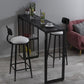 Modern Bar Table 42-inch Height Artificial Marble Top Bistro Table Clearhalo 'Bar Furniture' 'Bar Tables' 'bar_tables' 'furn' 'furn_bar_tables' 'Furniture' 'furniture_bar_tables' 'Kitchen & Dining Furniture' 1200x1200_c2390be9-389b-49e9-a17b-7993c02c4b9a