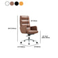 Chaise de direction contemporaine à dossier haut, chaise pivotante exécutive