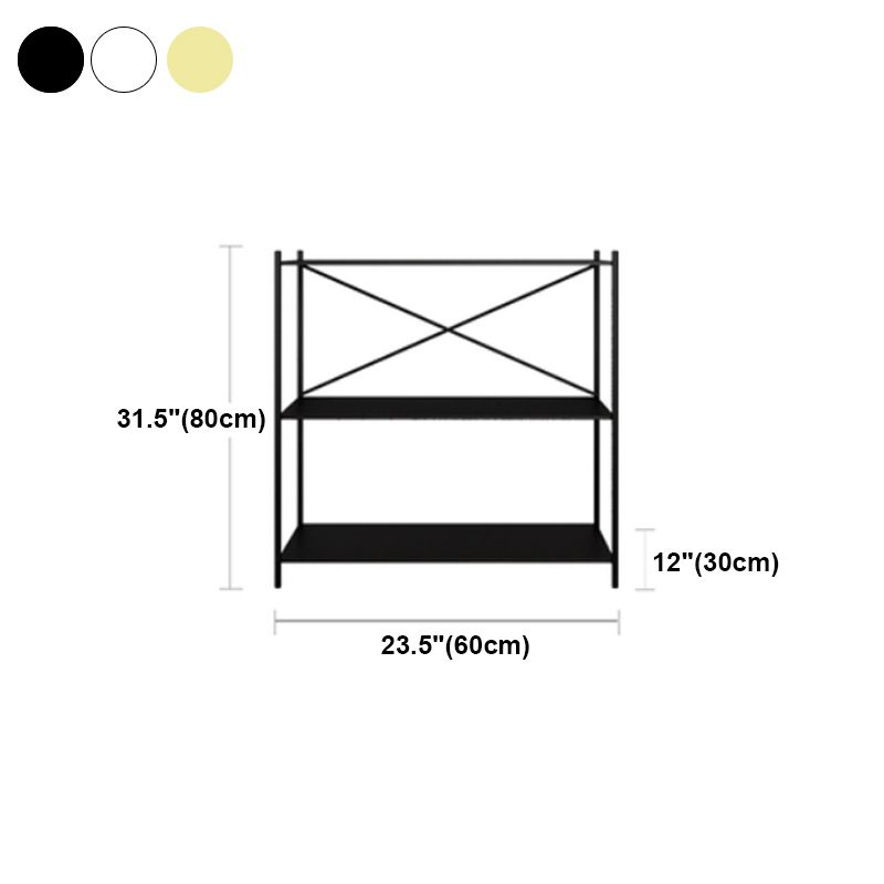 Minimalist Metal Open Etagere Bookcase with Rectangular Shelves Clearhalo 'Bookcases' 'furn' 'furn_bookcases' 'Furniture' 'furniture_bookcases' 'kitchen' 'kitchen_bookcases' 'Living Room Furniture' 'Office Furniture' 1200x1200_c23f63da-568d-4db4-8c54-332ead5dd9ba