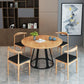 Round Solid Pinewood Brown Tone Dining Table Simplicity Pedestal Table for Dining Room Clearhalo ' dining_table' 'Dining Tables & Seating' 'Dining Tables' 'furn' 'furn_dining_table' 'Furniture' 'furniture_dining_table' 'Kitchen & Dining Furniture' 'kitchen&dining_furn' 'kitchen' 'kitchen_dining_table' 1200x1200_c24696d7-5511-4554-a0f2-d50e4e285e41